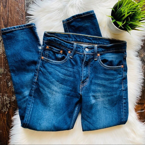 Levi's Denim - LEVI’S 502 Stretch Jeans Dark Wash Boyfriend 29
